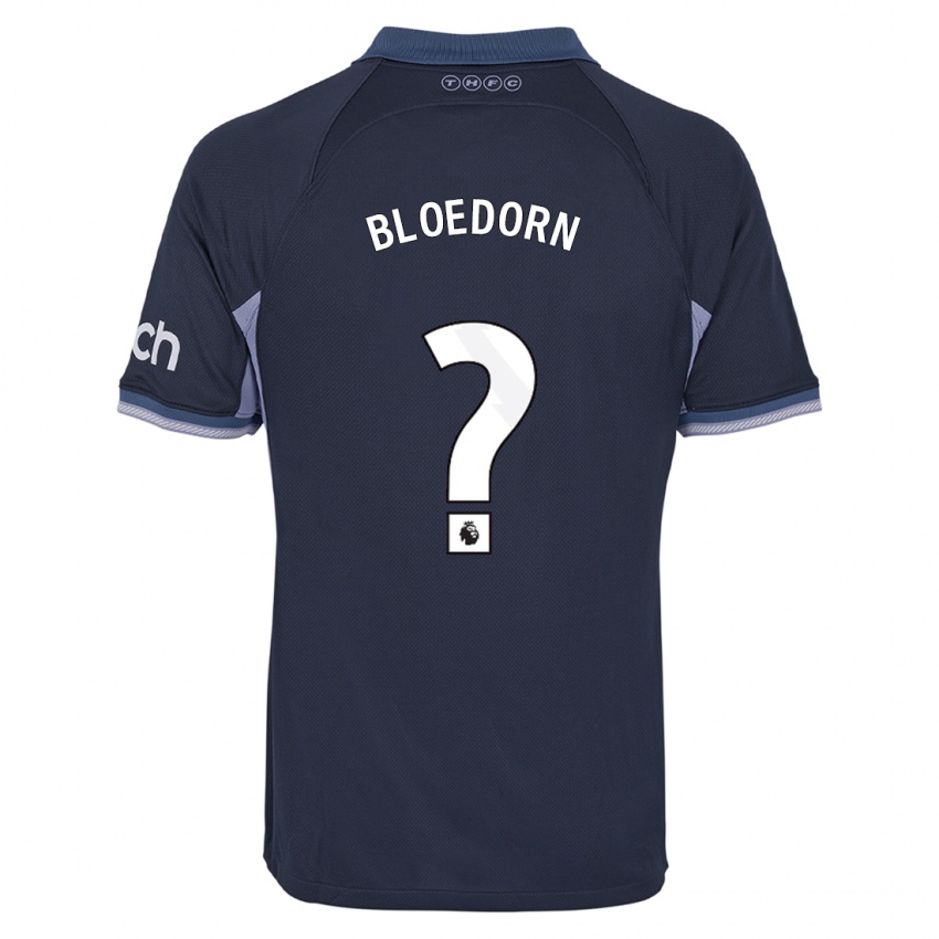 Dzieci Carey Bloedorn #0 Ciemny Niebieski Wyjazdowa Koszulka 2023/24 Koszulki Klubowe