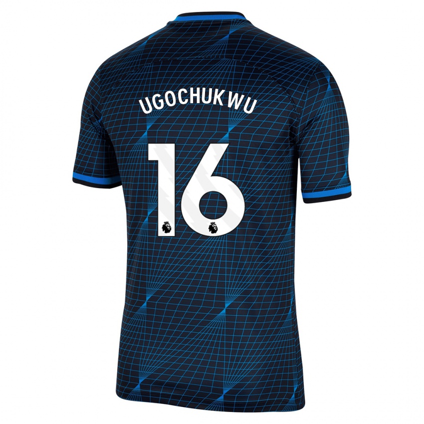 Dzieci Lesley Ugochukwu #16 Ciemny Niebieski Wyjazdowa Koszulka 2023/24 Koszulki Klubowe