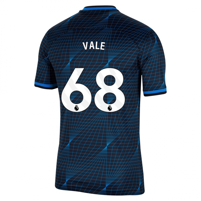 Dzieci Harvey Vale #68 Ciemny Niebieski Wyjazdowa Koszulka 2023/24 Koszulki Klubowe