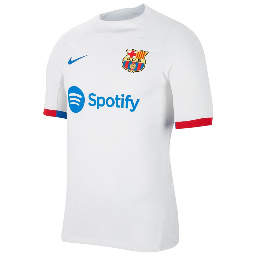 Dzieci Marc Vidal #13 Biały Wyjazdowa Koszulka 2023/24 Koszulki Klubowe