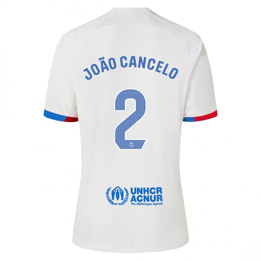 Dzieci Joao Cancelo #2 Biały Wyjazdowa Koszulka 2023/24 Koszulki Klubowe