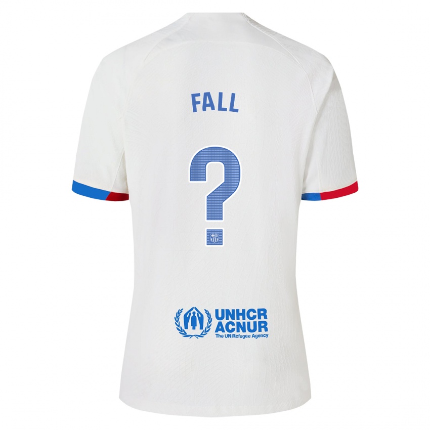 Dzieci Mamadou Fall #0 Biały Wyjazdowa Koszulka 2023/24 Koszulki Klubowe