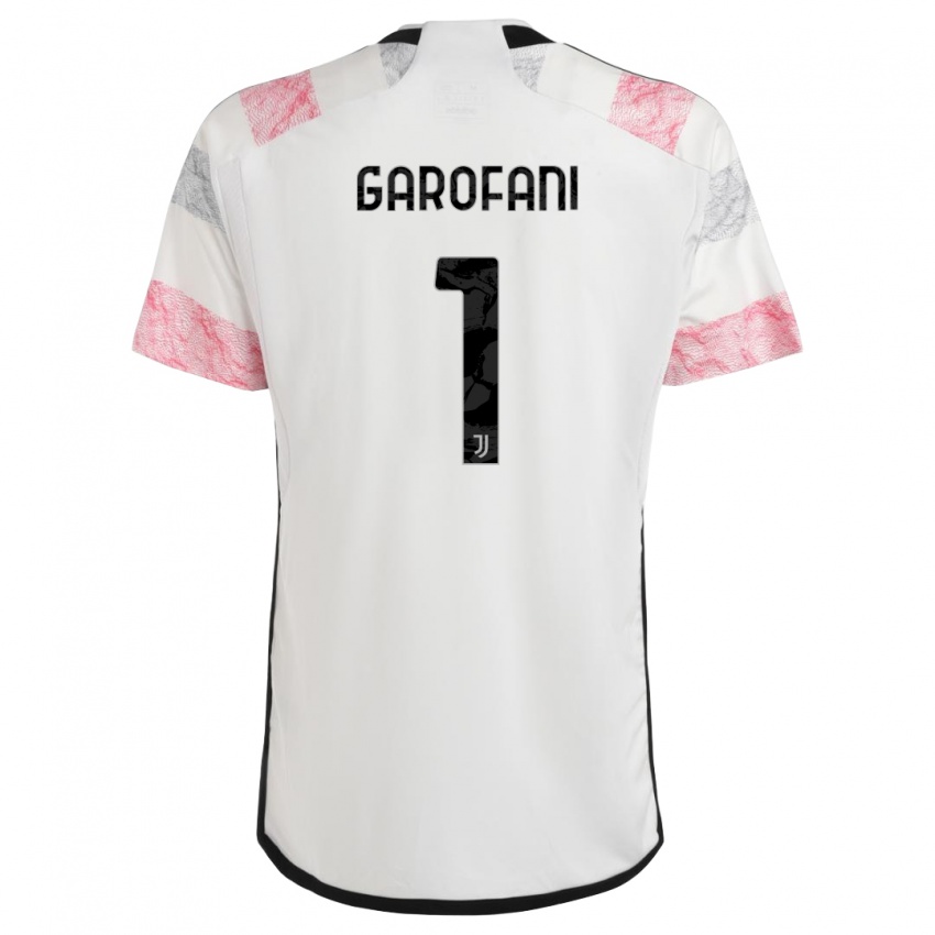 Dzieci Giovanni Garofani #1 Biały Różowy Wyjazdowa Koszulka 2023/24 Koszulki Klubowe