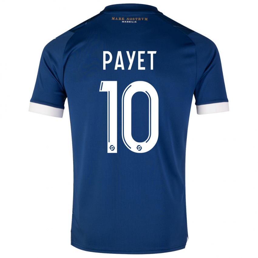 Dzieci Dimitri Payet #10 Ciemny Niebieski Wyjazdowa Koszulka 2023/24 Koszulki Klubowe