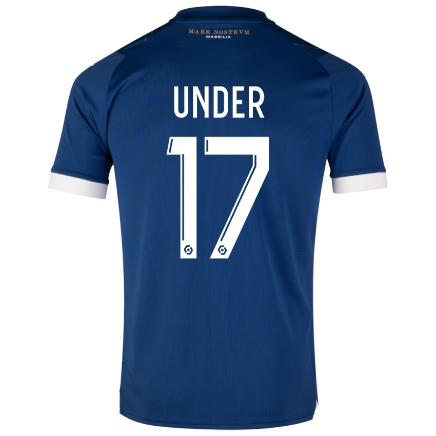 Dzieci Cengiz Under #17 Ciemny Niebieski Wyjazdowa Koszulka 2023/24 Koszulki Klubowe