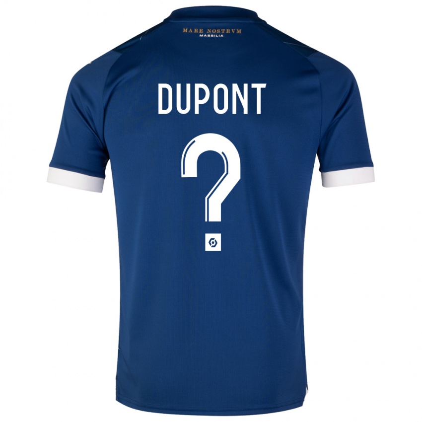 Dzieci Hugo Dupont #0 Ciemny Niebieski Wyjazdowa Koszulka 2023/24 Koszulki Klubowe