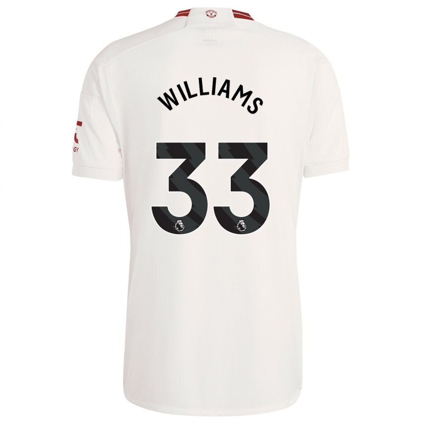 Dzieci Brandon Williams #33 Biały Trzeci Komplet Koszulka 2023/24 Koszulki Klubowe