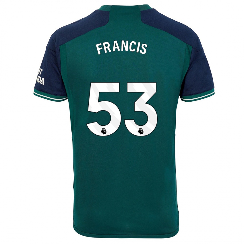 Dzieci Jack Henry Francis #53 Zielony Trzeci Komplet Koszulka 2023/24 Koszulki Klubowe