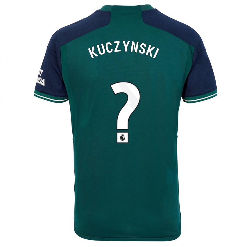 Dzieci Max Kuczynski #0 Zielony Trzeci Komplet Koszulka 2023/24 Koszulki Klubowe