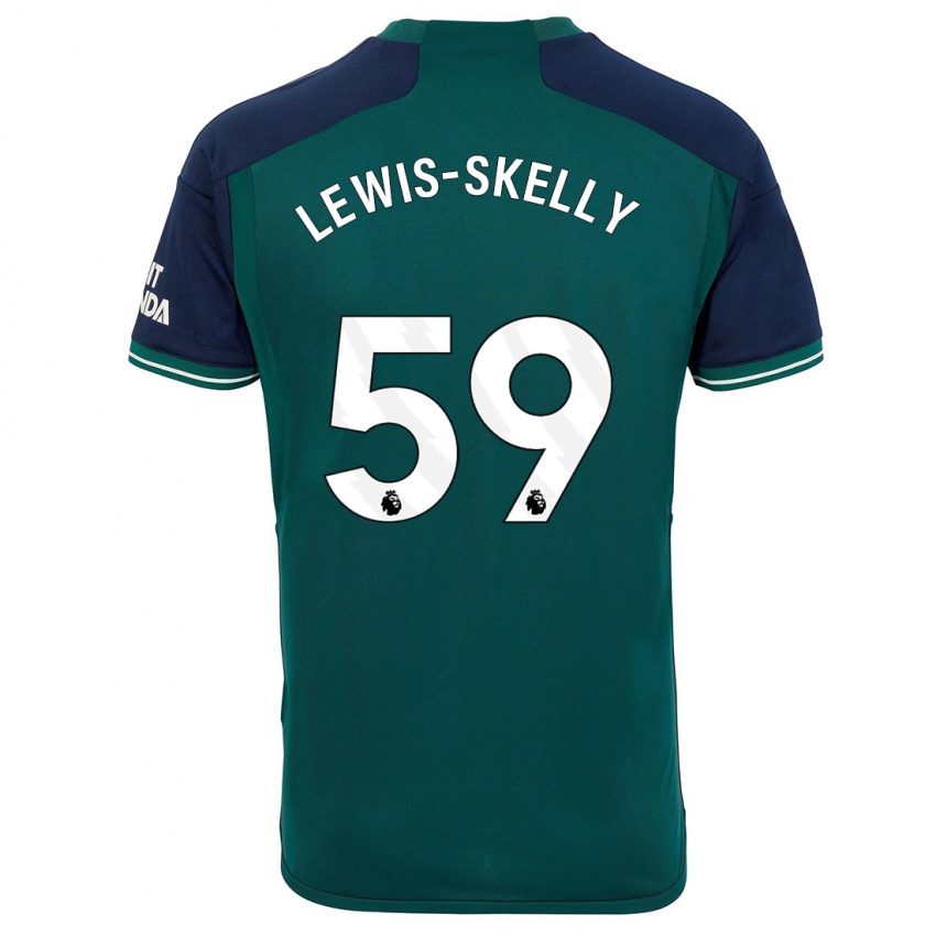 Dzieci Myles Lewis-Skelly #59 Zielony Trzeci Komplet Koszulka 2023/24 Koszulki Klubowe