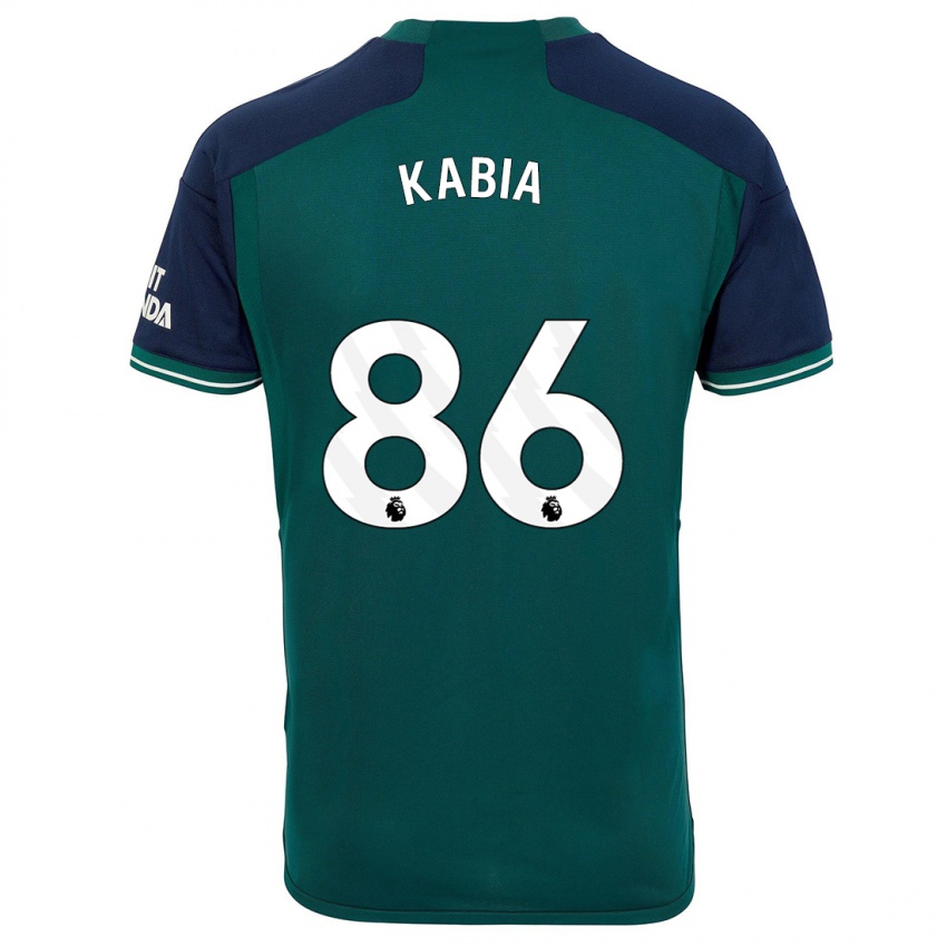 Dzieci Ismeal Kabia #86 Zielony Trzeci Komplet Koszulka 2023/24 Koszulki Klubowe