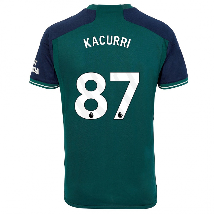 Dzieci Maldini Kacurri #87 Zielony Trzeci Komplet Koszulka 2023/24 Koszulki Klubowe
