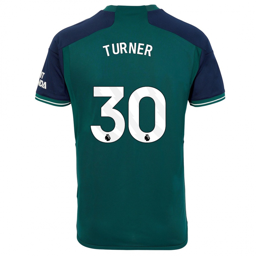 Dzieci Matt Turner #30 Zielony Trzeci Komplet Koszulka 2023/24 Koszulki Klubowe