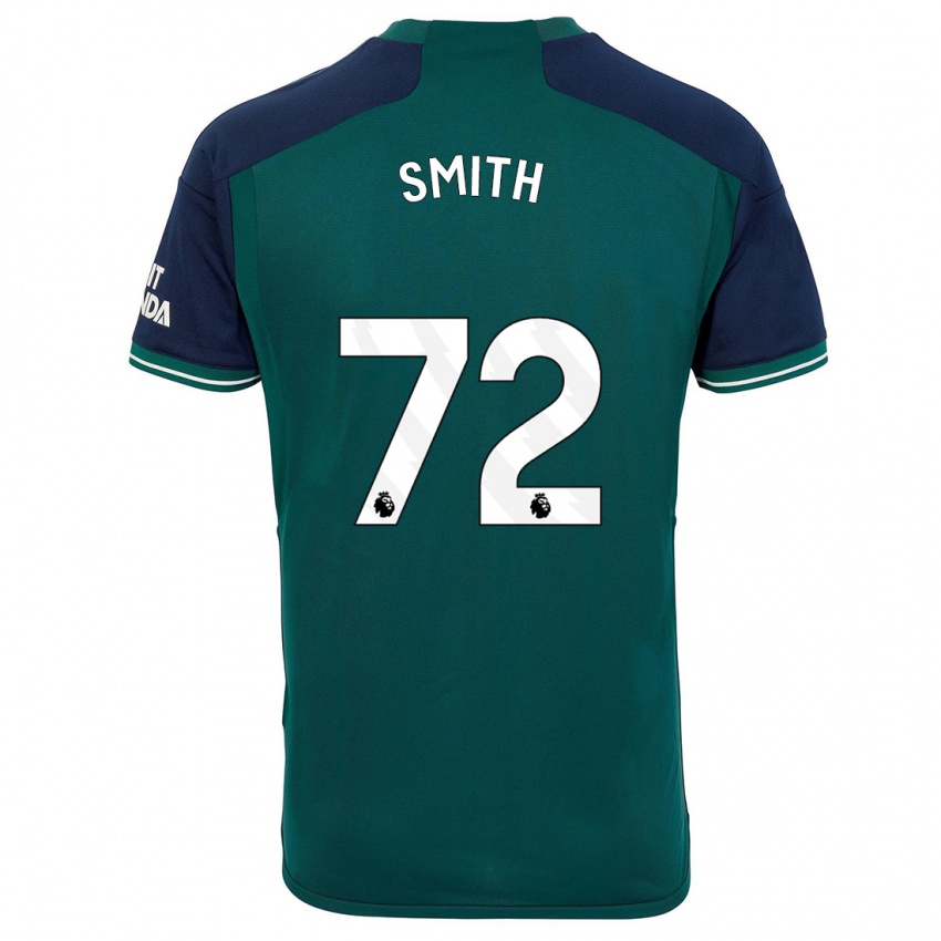 Dzieci Matt Smith #72 Zielony Trzeci Komplet Koszulka 2023/24 Koszulki Klubowe