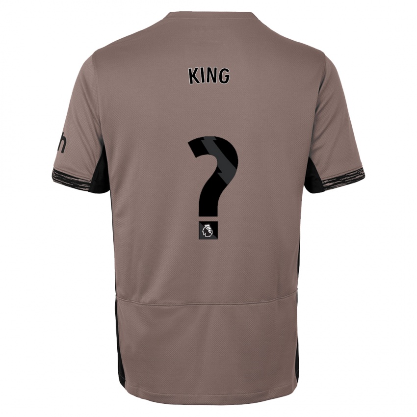 Dzieci Maeson King #0 Ciemny Beż Trzeci Komplet Koszulka 2023/24 Koszulki Klubowe