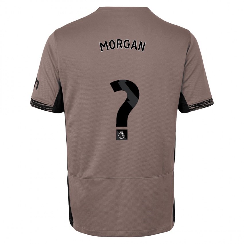 Dzieci Kieran Morgan #0 Ciemny Beż Trzeci Komplet Koszulka 2023/24 Koszulki Klubowe