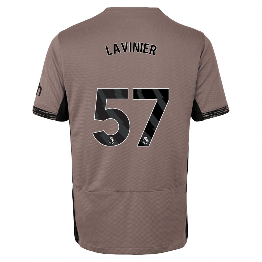 Dzieci Marcel Lavinier #57 Ciemny Beż Trzeci Komplet Koszulka 2023/24 Koszulki Klubowe