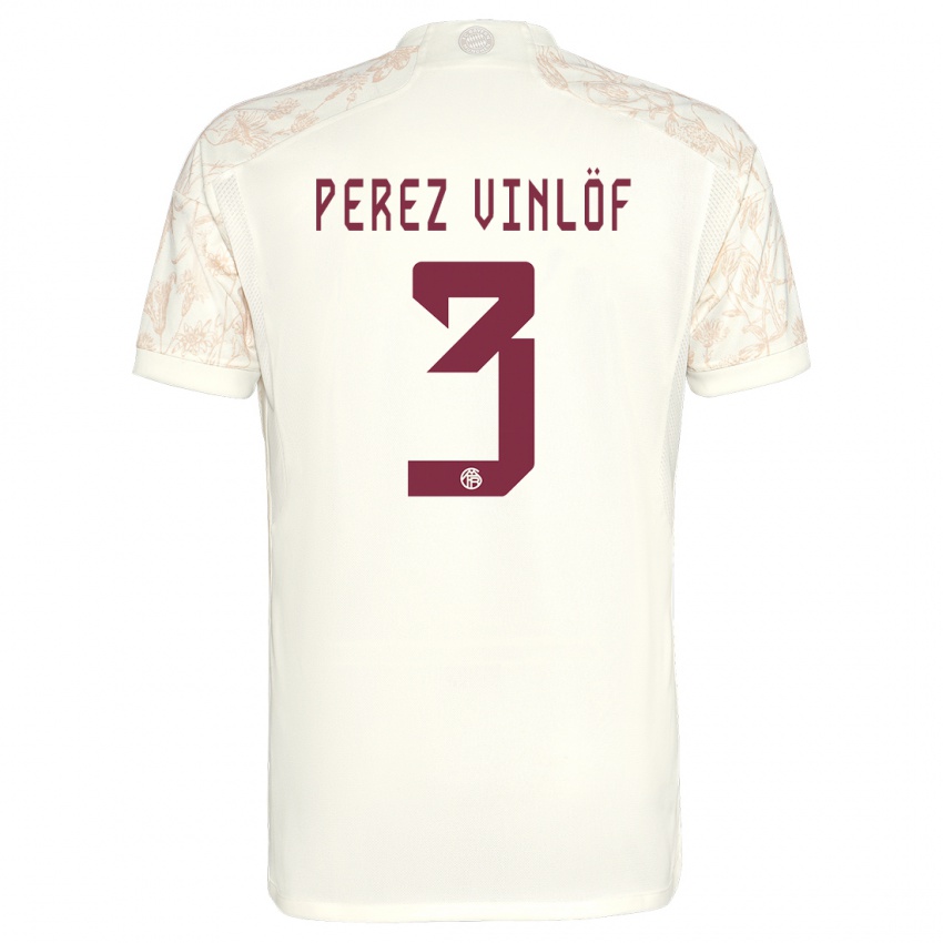Dzieci Matteo Perez Vinlöf #3 Złamana Biel Trzeci Komplet Koszulka 2023/24 Koszulki Klubowe