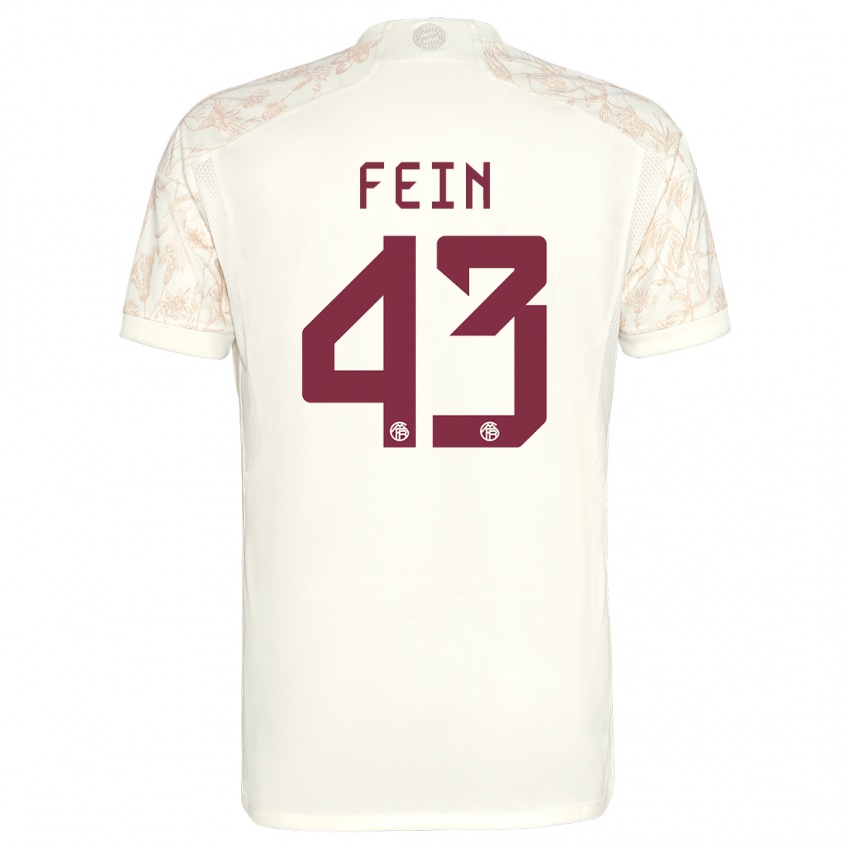 Dzieci Adrian Fein #43 Złamana Biel Trzeci Komplet Koszulka 2023/24 Koszulki Klubowe