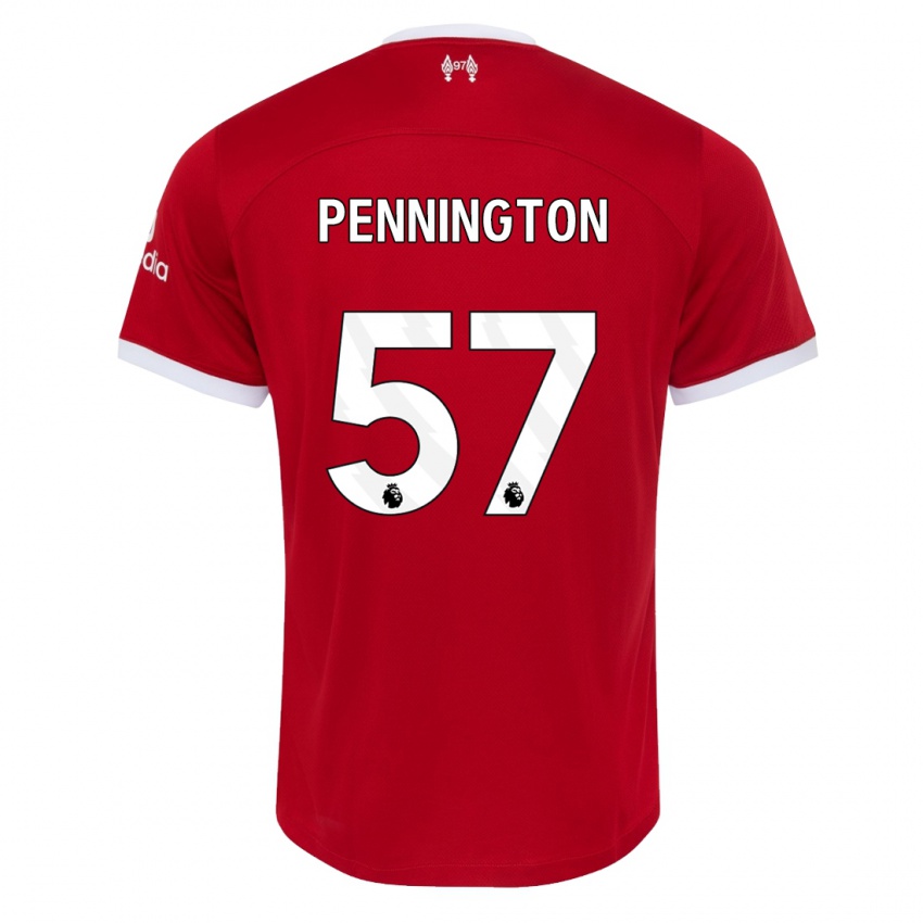 Męski Cody Pennington #57 Czerwony Domowa Koszulka 2023/24 Koszulki Klubowe