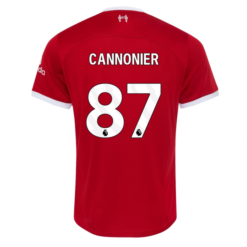 Męski Oakley Cannonier #87 Czerwony Domowa Koszulka 2023/24 Koszulki Klubowe