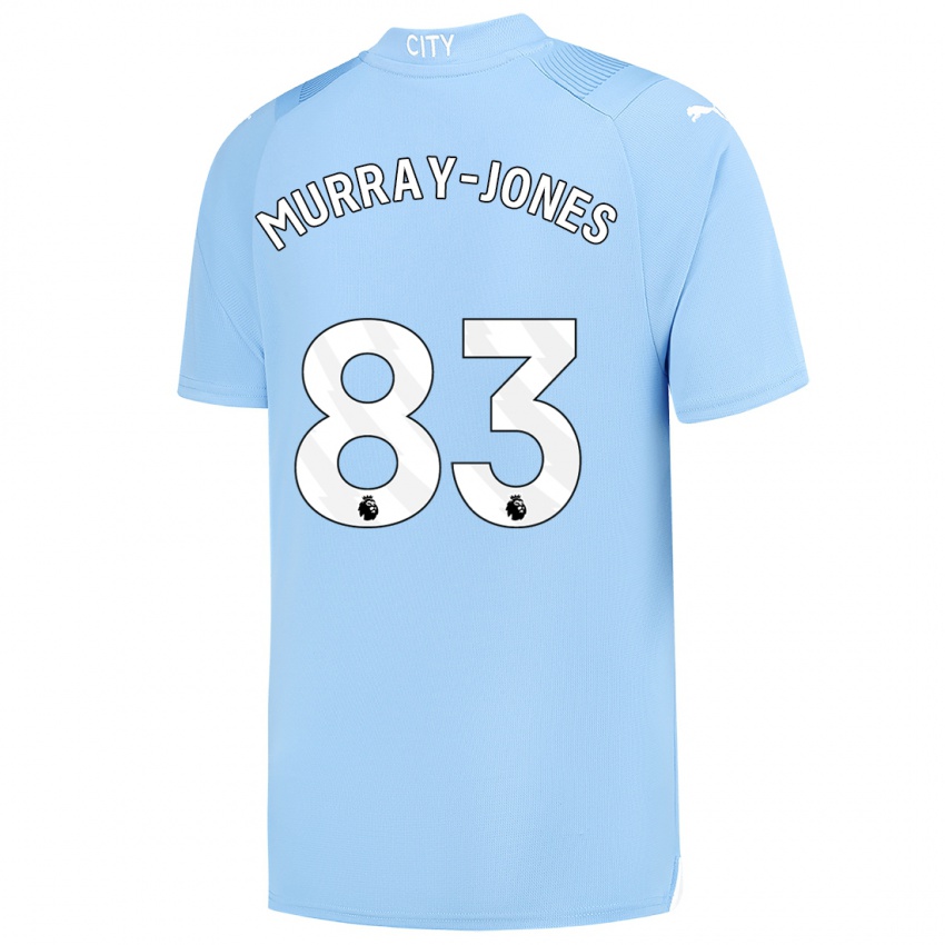 Męski George Murray-Jones #83 Jasny Niebieski Domowa Koszulka 2023/24 Koszulki Klubowe