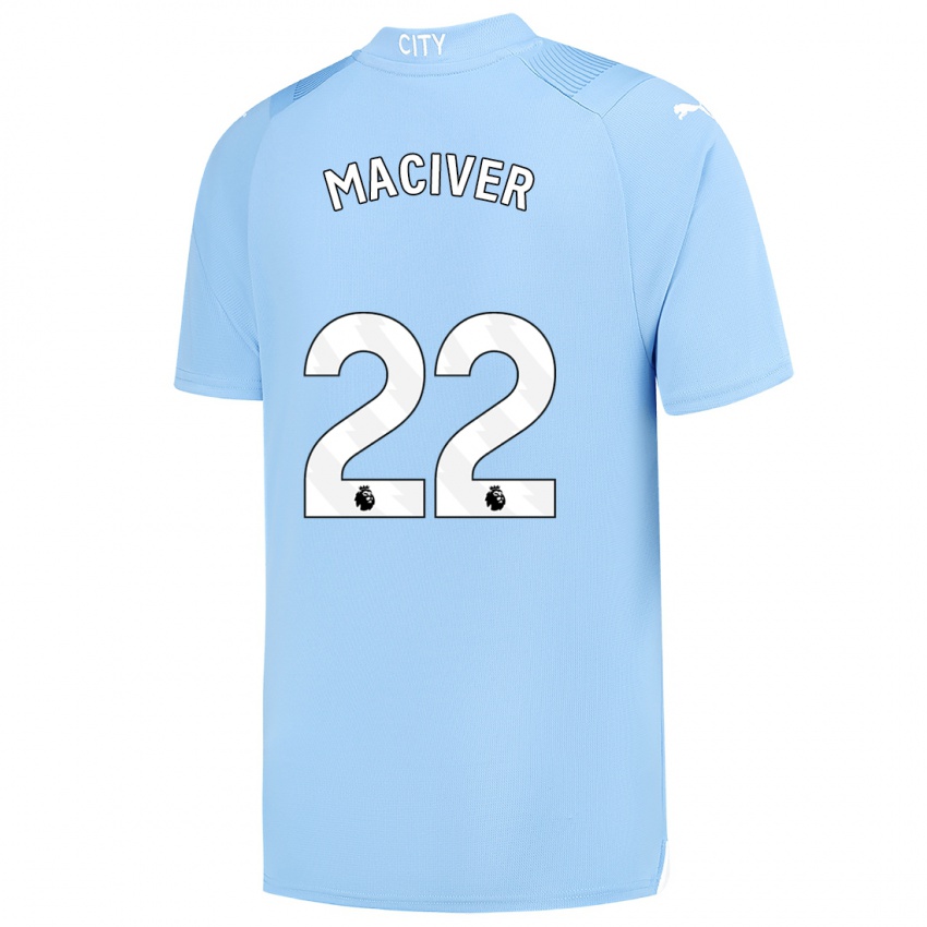 Męski Sandy Maciver #22 Jasny Niebieski Domowa Koszulka 2023/24 Koszulki Klubowe