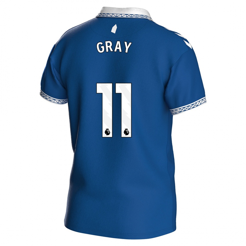 Męski Demarai Gray #11 Królewski Niebieski Domowa Koszulka 2023/24 Koszulki Klubowe