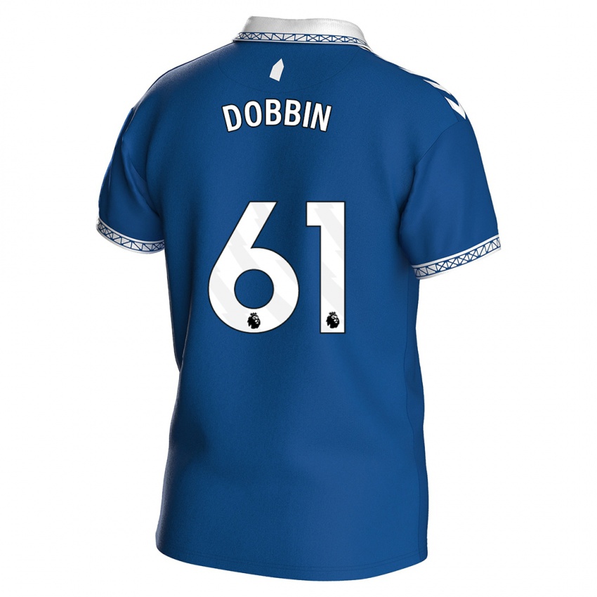 Męski Lewis Dobbin #61 Królewski Niebieski Domowa Koszulka 2023/24 Koszulki Klubowe