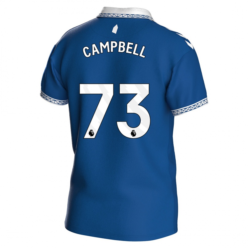 Męski Elijah Campbell #73 Królewski Niebieski Domowa Koszulka 2023/24 Koszulki Klubowe