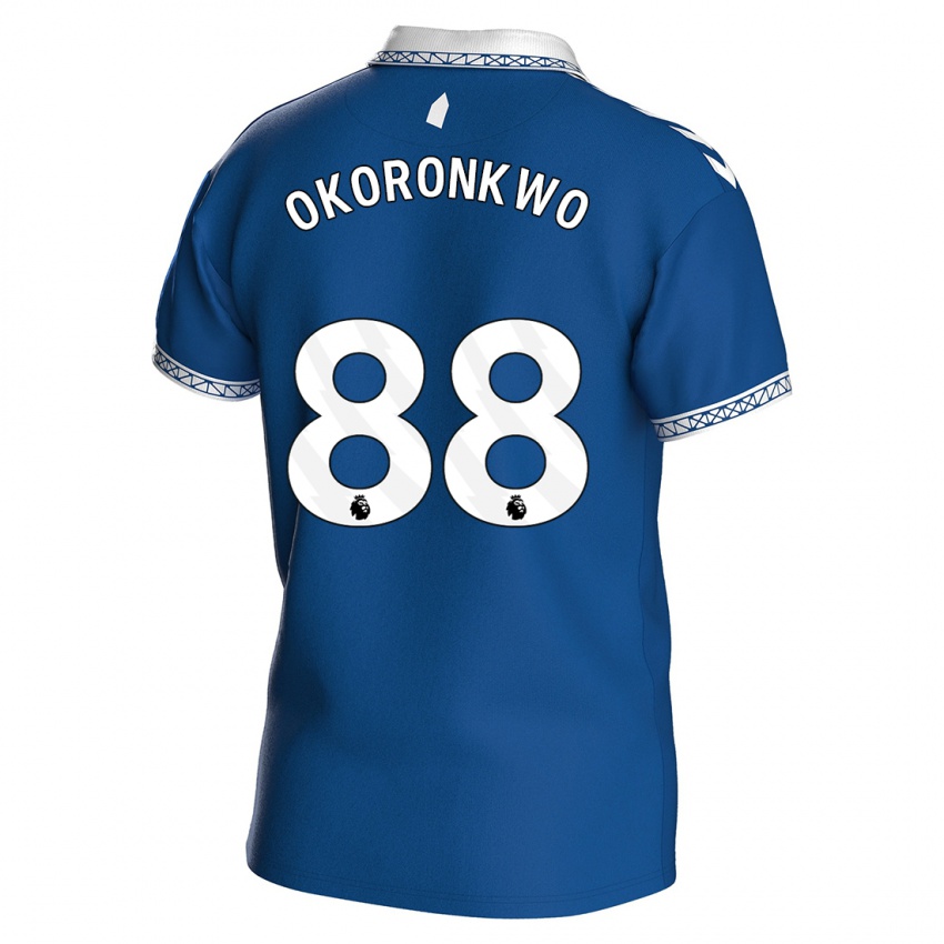 Męski Francis Okoronkwo #88 Królewski Niebieski Domowa Koszulka 2023/24 Koszulki Klubowe