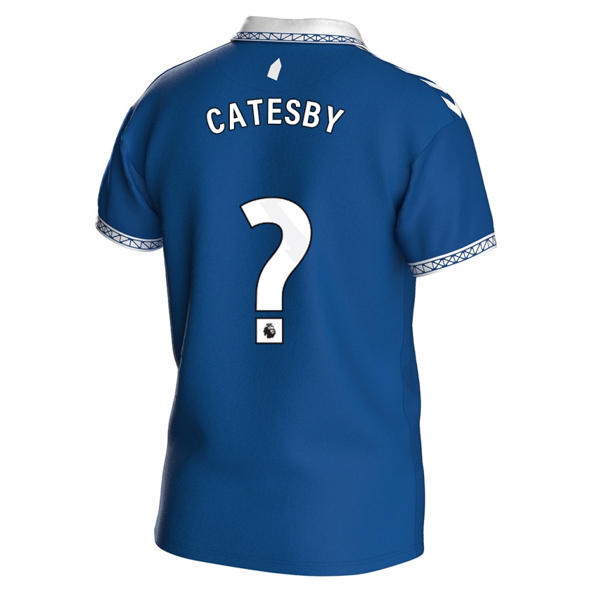 Męski Joel Catesby #0 Królewski Niebieski Domowa Koszulka 2023/24 Koszulki Klubowe