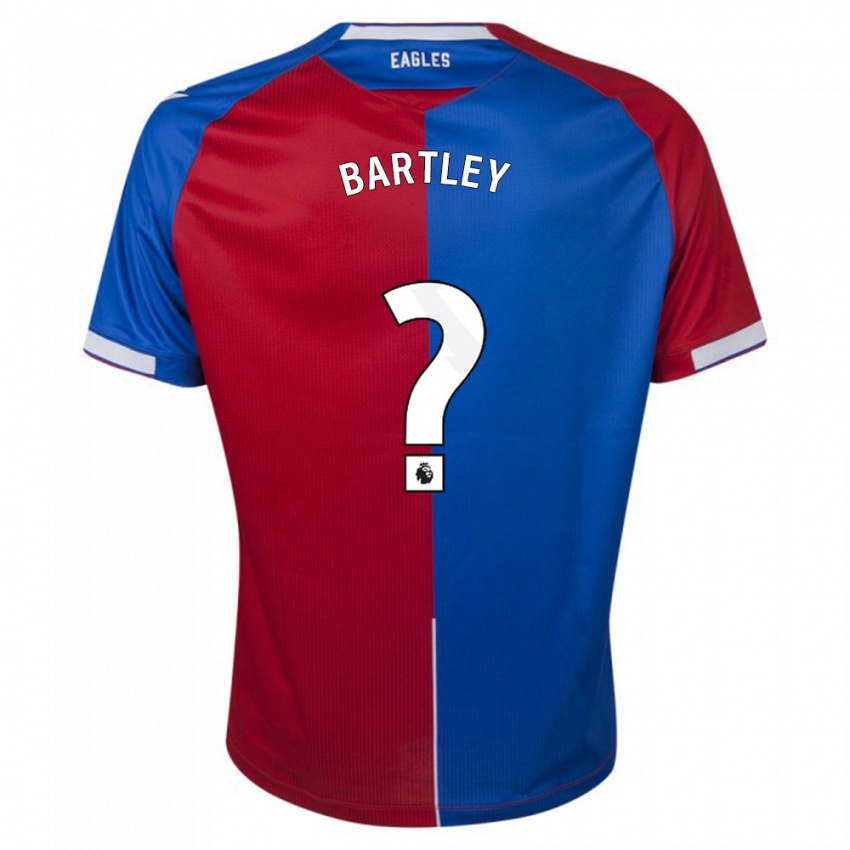 Męski Ryan Bartley #0 Czerwony Niebieski Domowa Koszulka 2023/24 Koszulki Klubowe