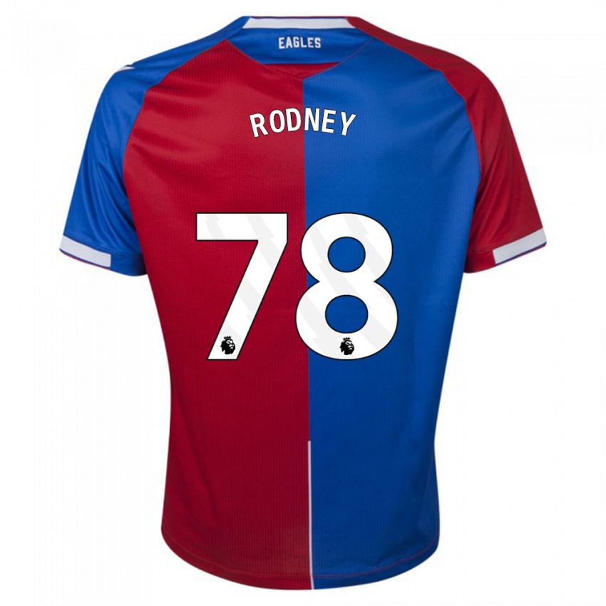 Męski Kaden Rodney #78 Czerwony Niebieski Domowa Koszulka 2023/24 Koszulki Klubowe
