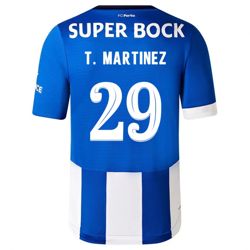 Męski Toni Martinez #29 Niebiesko Biały Domowa Koszulka 2023/24 Koszulki Klubowe