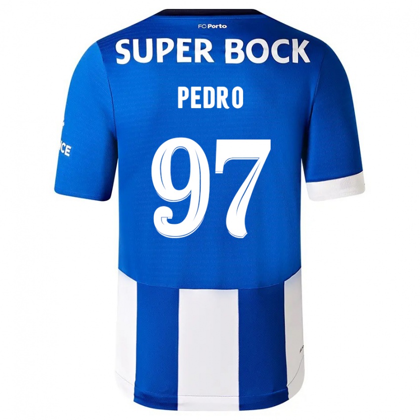 Męski Zé Pedro #97 Niebiesko Biały Domowa Koszulka 2023/24 Koszulki Klubowe