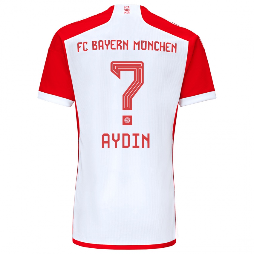 Męski Eyüp Aydin #0 Czerwony Biały Domowa Koszulka 2023/24 Koszulki Klubowe