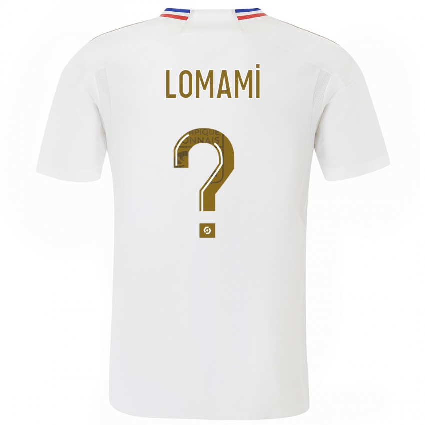 Męski Irvyn Lomami #0 Biały Domowa Koszulka 2023/24 Koszulki Klubowe