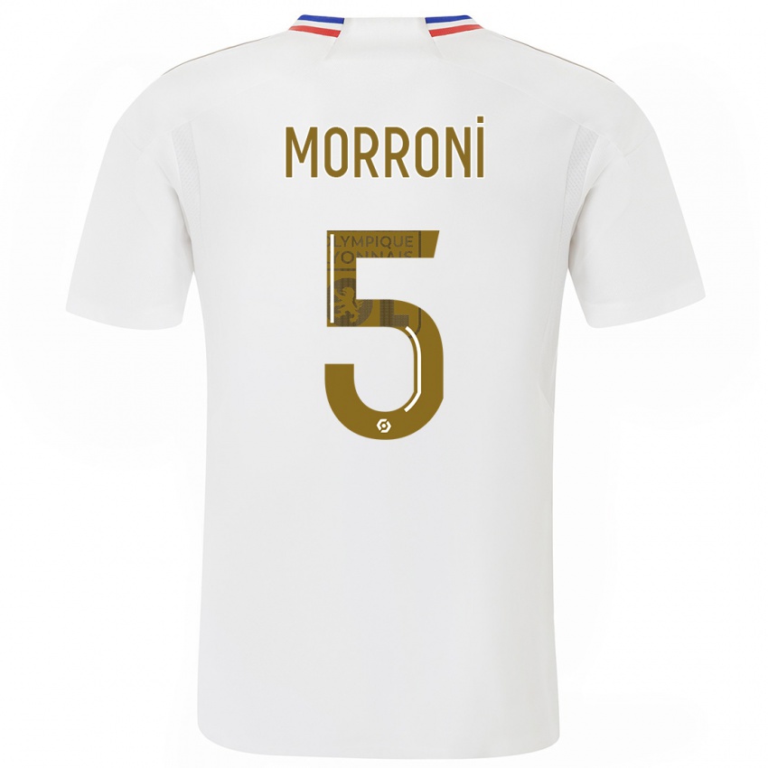 Męski Perle Morroni #5 Biały Domowa Koszulka 2023/24 Koszulki Klubowe