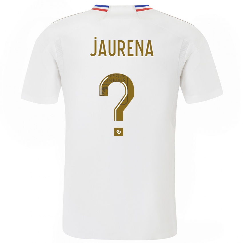 Męski Ines Jaurena #0 Biały Domowa Koszulka 2023/24 Koszulki Klubowe