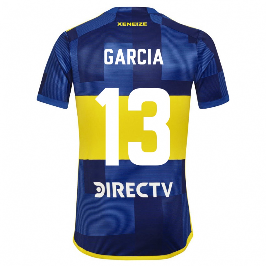 Męski Javier Garcia #13 Ciemnoniebieski Żółty Domowa Koszulka 2023/24 Koszulki Klubowe