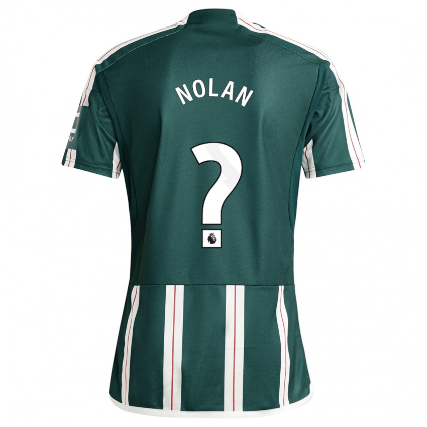 Męski James Nolan #0 Ciemnozielony Wyjazdowa Koszulka 2023/24 Koszulki Klubowe