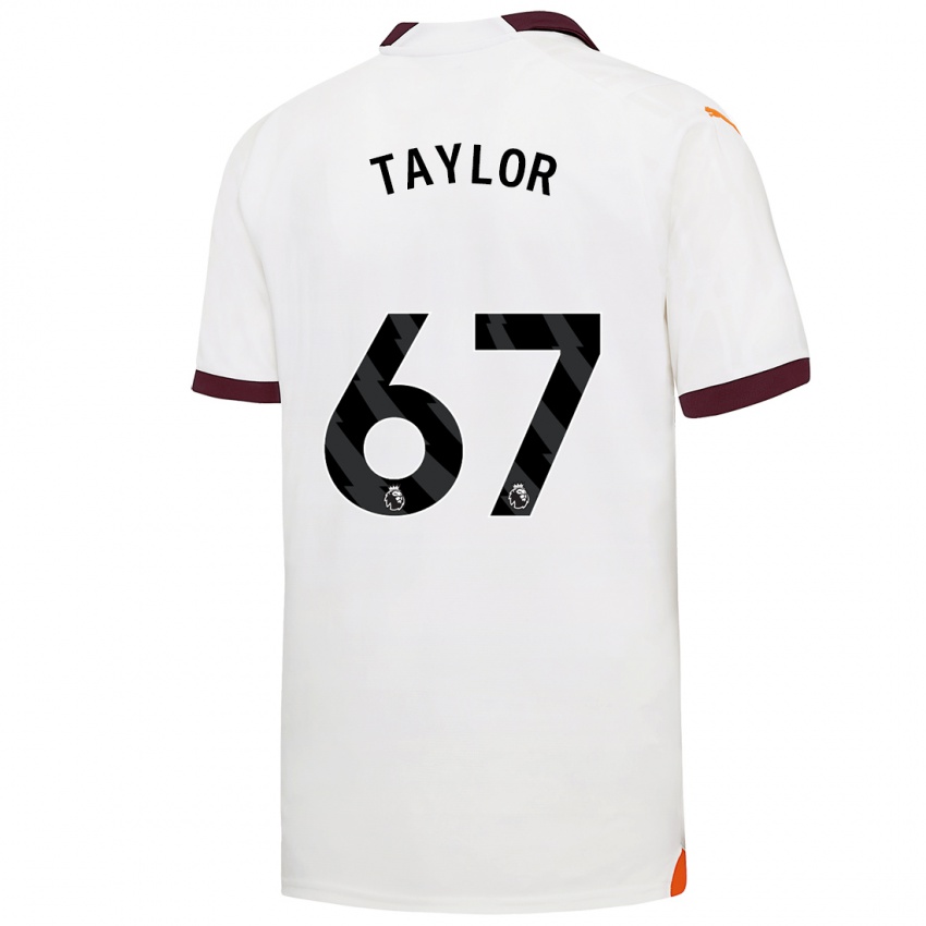 Męski Kane Taylor #67 Biały Wyjazdowa Koszulka 2023/24 Koszulki Klubowe