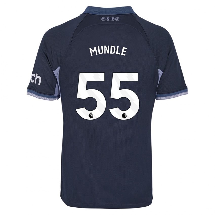 Męski Romaine Mundle #55 Ciemny Niebieski Wyjazdowa Koszulka 2023/24 Koszulki Klubowe