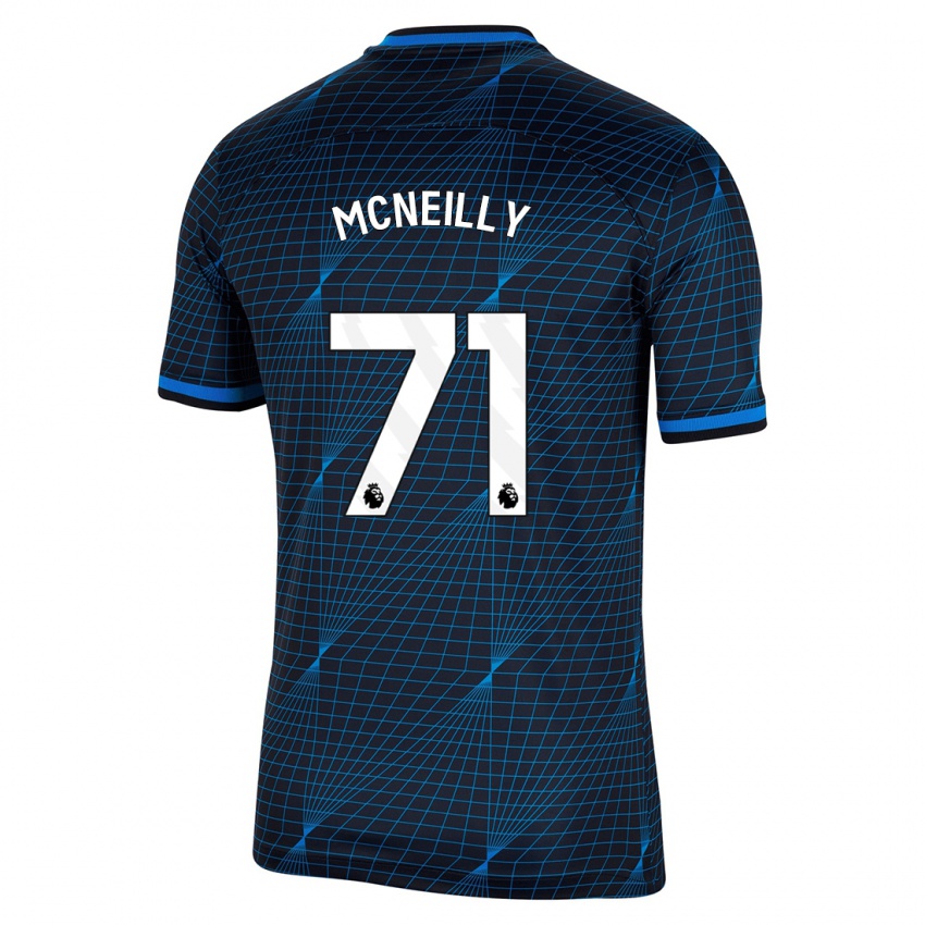 Męski Donnell Mcneilly #71 Ciemny Niebieski Wyjazdowa Koszulka 2023/24 Koszulki Klubowe