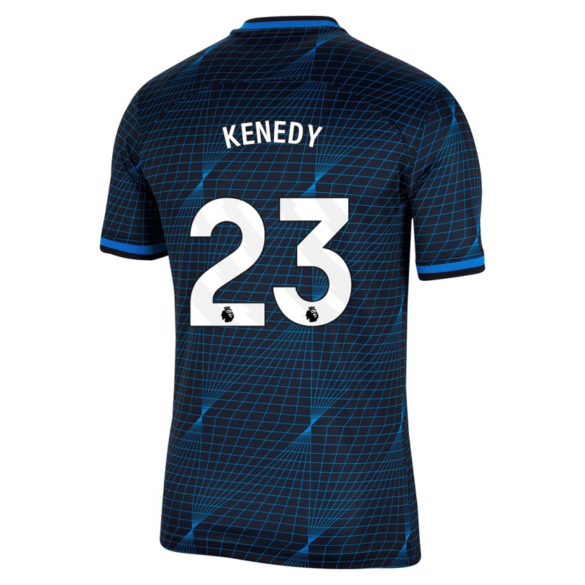 Męski Robert Kenedy #23 Ciemny Niebieski Wyjazdowa Koszulka 2023/24 Koszulki Klubowe