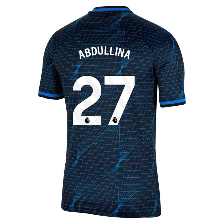 Męski Alsu Abdullina #27 Ciemny Niebieski Wyjazdowa Koszulka 2023/24 Koszulki Klubowe