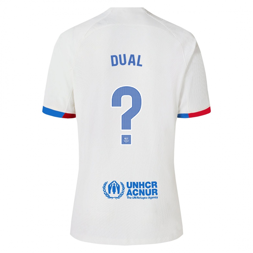 Męski Wesley Dual #0 Biały Wyjazdowa Koszulka 2023/24 Koszulki Klubowe