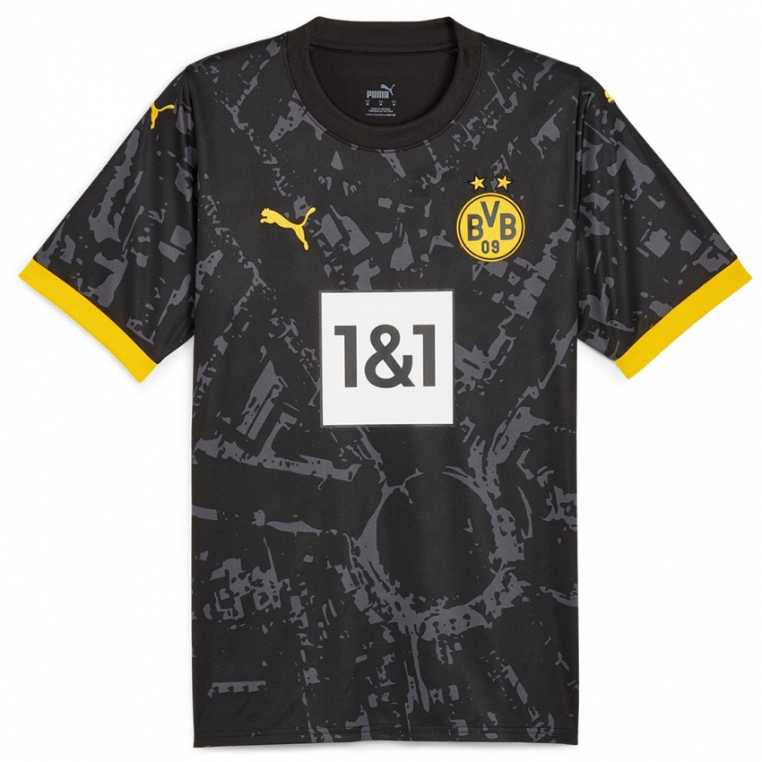 Męski Raúl König #7 Czarny Wyjazdowa Koszulka 2023/24 Koszulki Klubowe