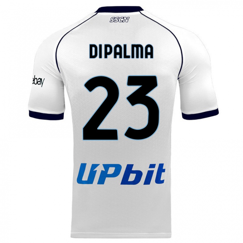 Męski Manuel Di Palma #23 Biały Wyjazdowa Koszulka 2023/24 Koszulki Klubowe